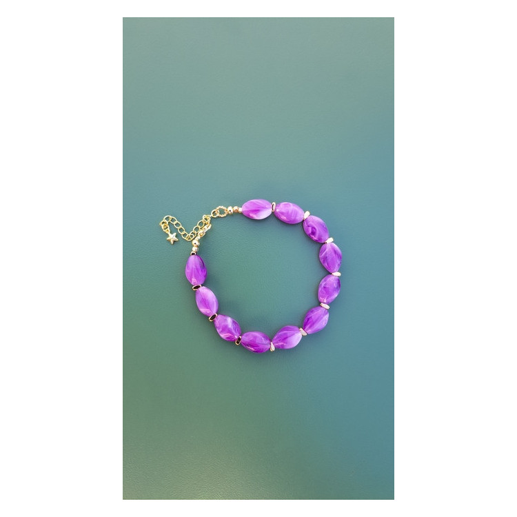 Bracelet Lola mauve