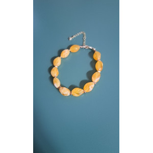 Bracelet Lola jaune soleil