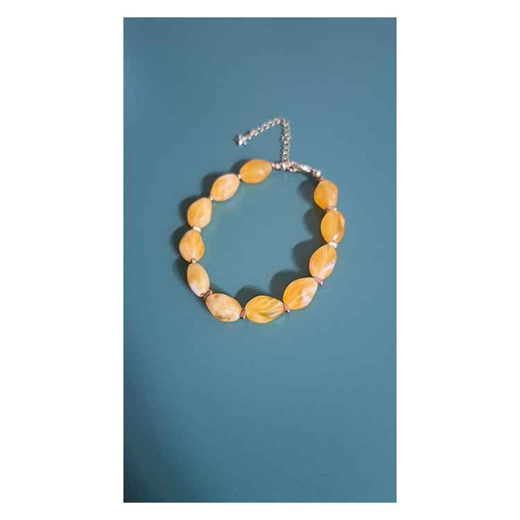 Bracelet Lola jaune soleil