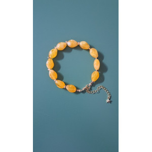 Bracelet Lola jaune soleil