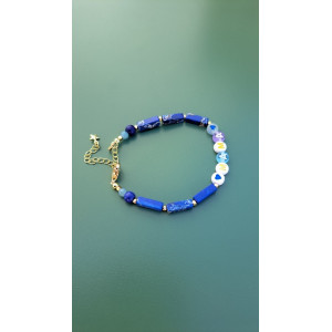 Bracelet Mama bleu roi