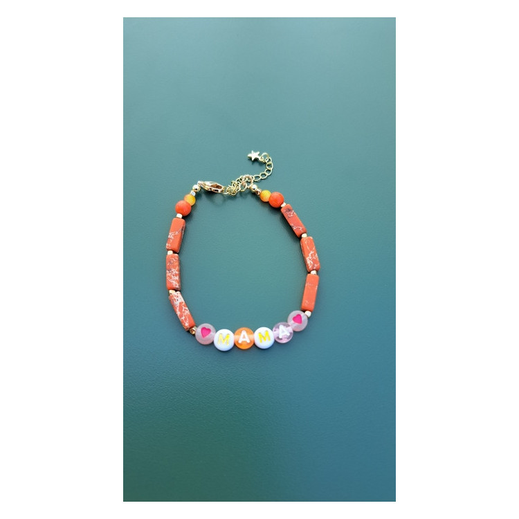 Bracelet Mama orange