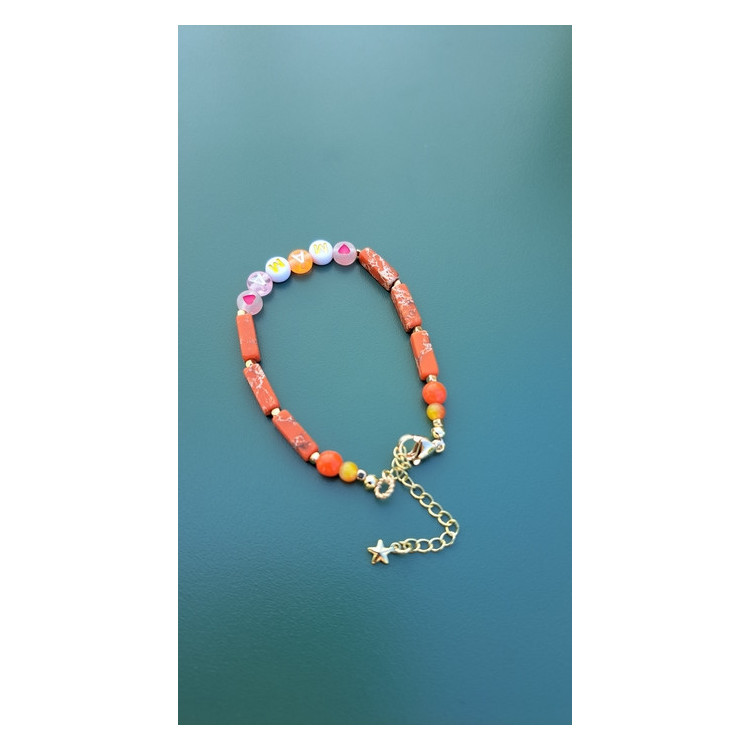 Bracelet Mama orange