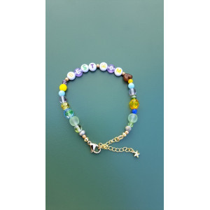 Bracelet Best mom jaune