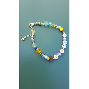 Bracelet Best mom jaune