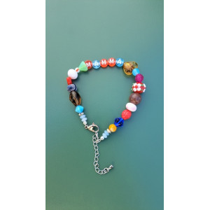 Bracelet Mamma fleur verte