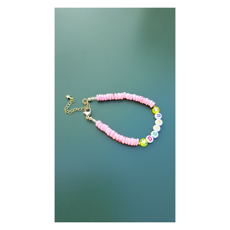 Bracelet Dogmum rose