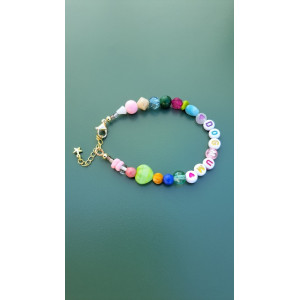 Bracelet Dogmum coeur vert