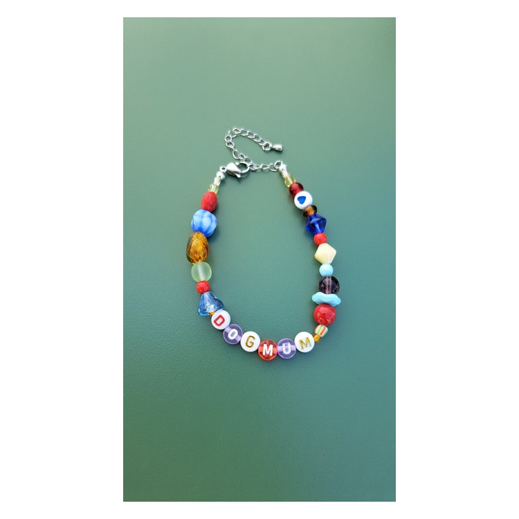 Bracelet Dogmum coeur topaze
