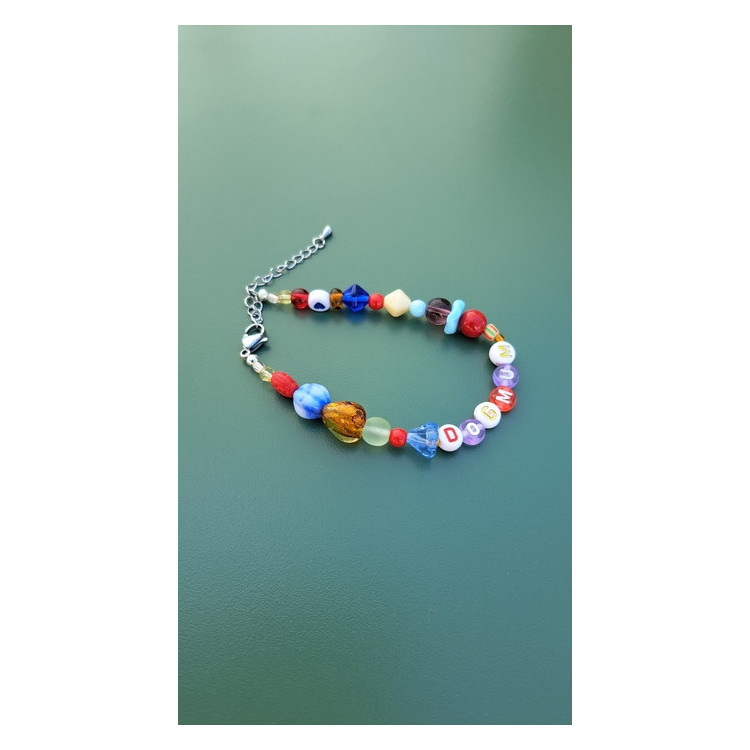 Bracelet Dogmum coeur topaze
