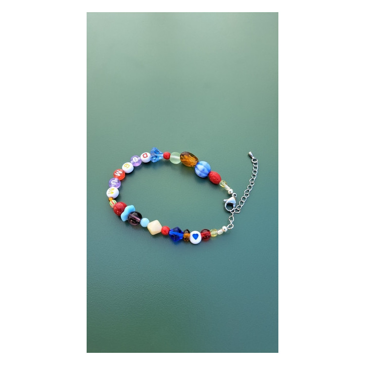 Bracelet Dogmum coeur topaze