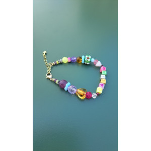 Bracelet Catmum fleur blanche