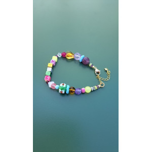 Bracelet Catmum fleur blanche