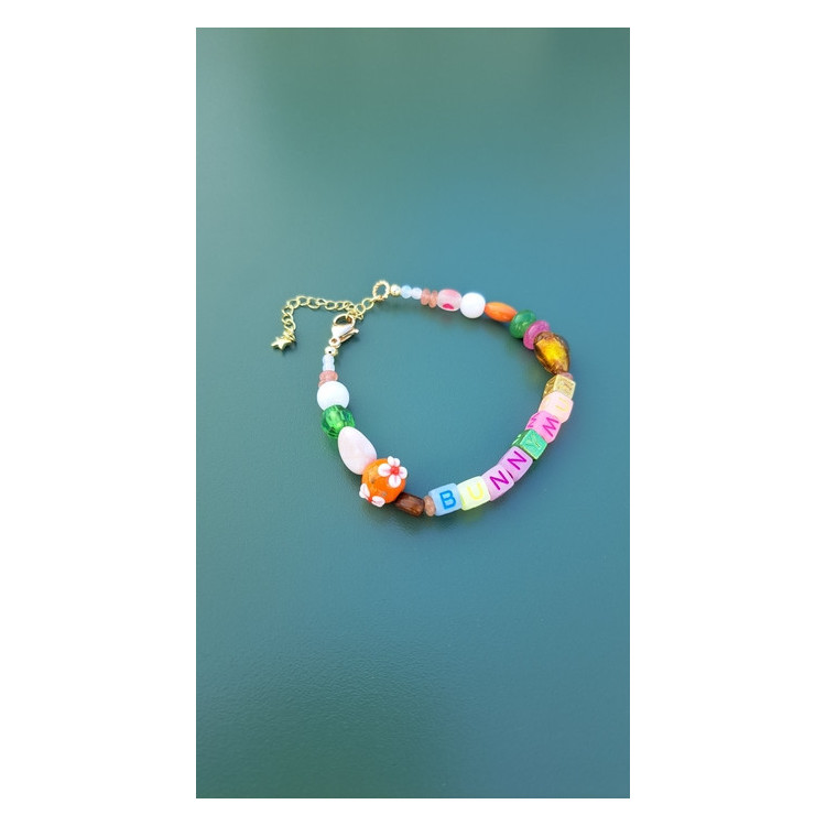 Bracelet Bunnymum coeur topaze
