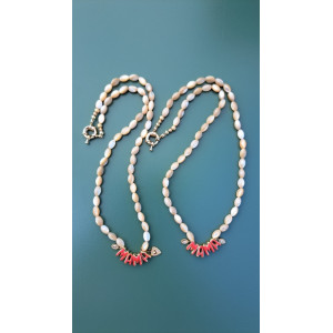 Collier Mama coeur doré
