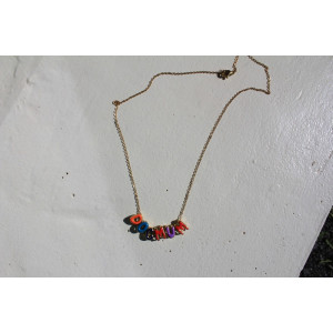 Collier Dogmum lettres bubbles