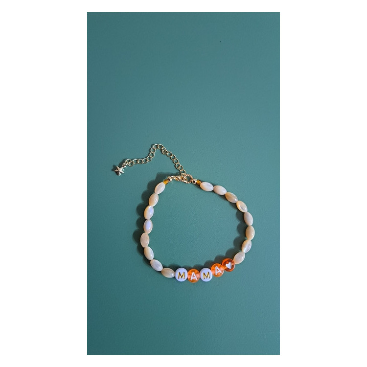 Bracelet Mama orange