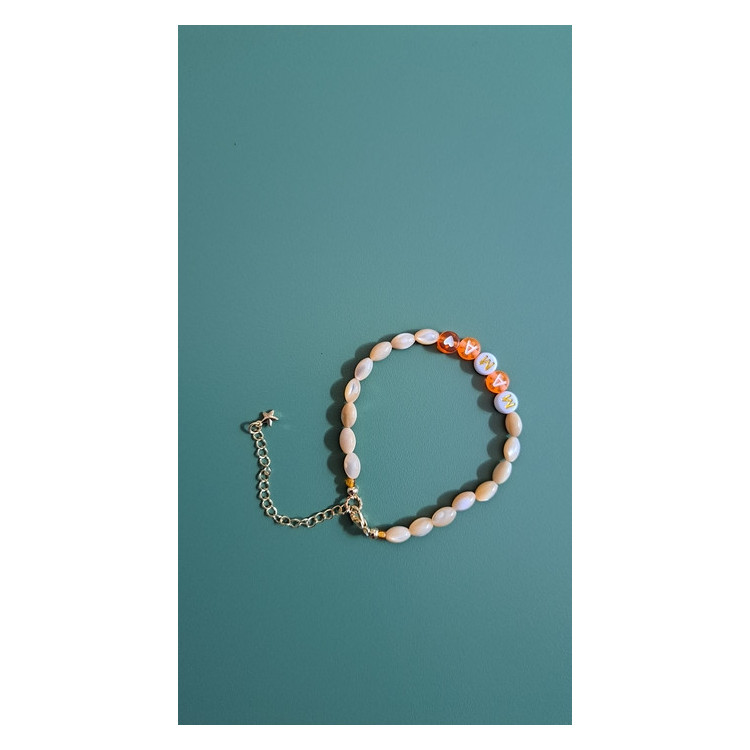 Bracelet Mama orange