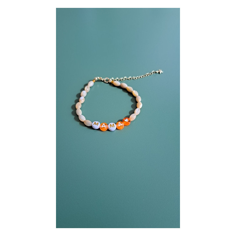 Bracelet Mama orange