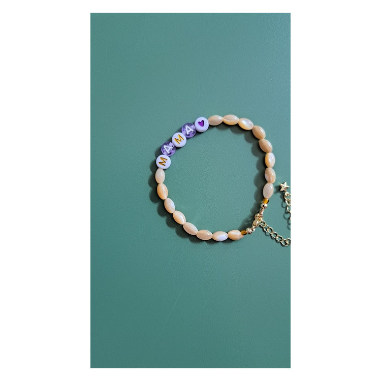 Bracelet Mama violet