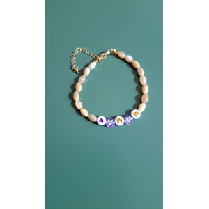 Bracelet Mama violet