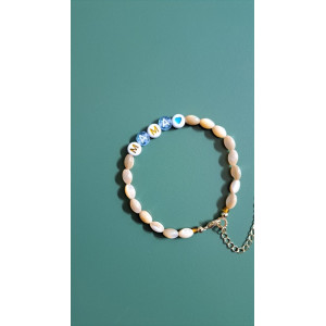 Bracelet Mama bleu