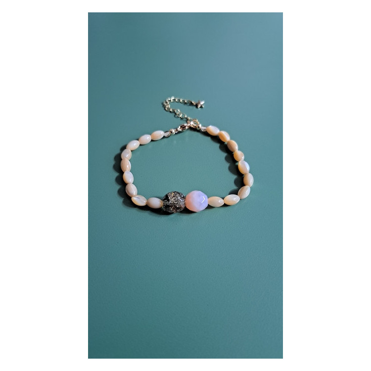 Bracelet Héloïse rose