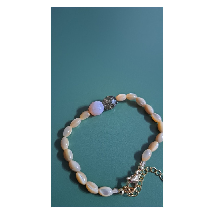 Bracelet Héloïse rose