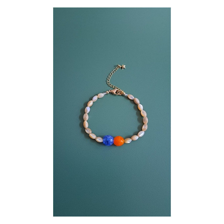 Bracelet Héloïse orange