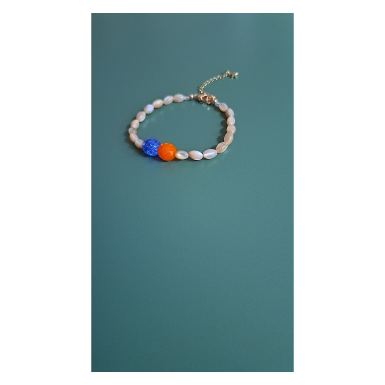 Bracelet Héloïse orange