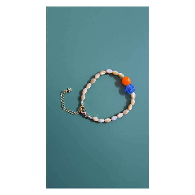 Bracelet Héloïse orange