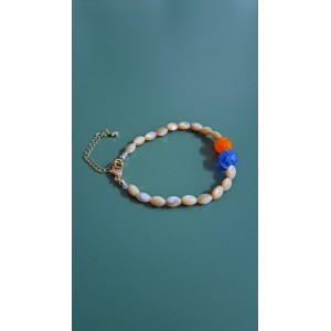 Bracelet Héloïse orange