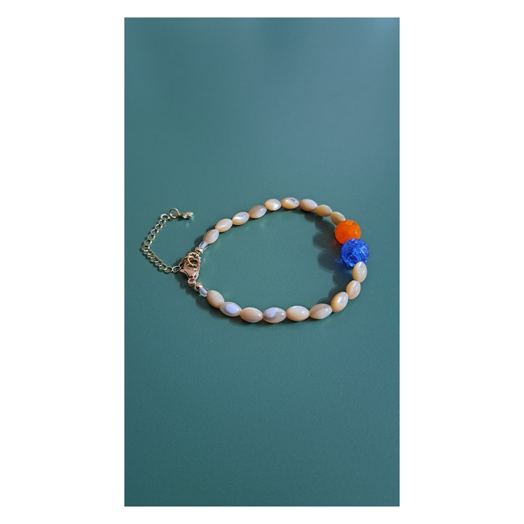 Bracelet Héloïse orange
