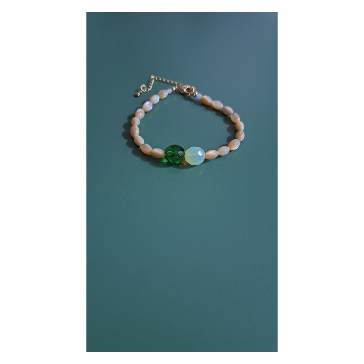 Bracelet Héloïse vert