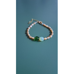 Bracelet Héloïse vert