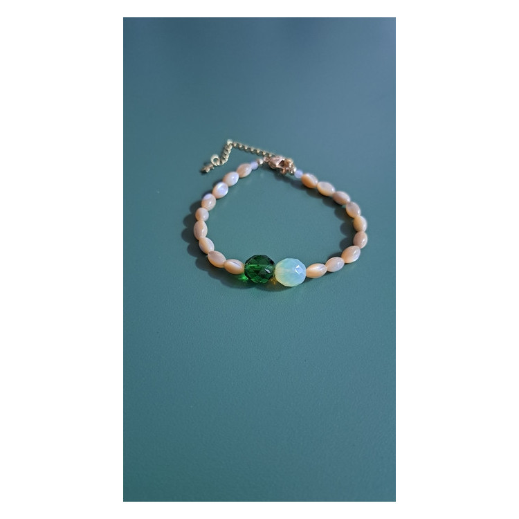 Bracelet Héloïse vert