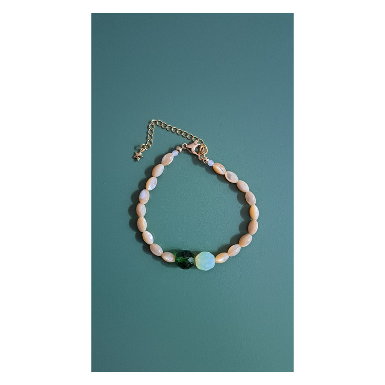 Bracelet Héloïse vert
