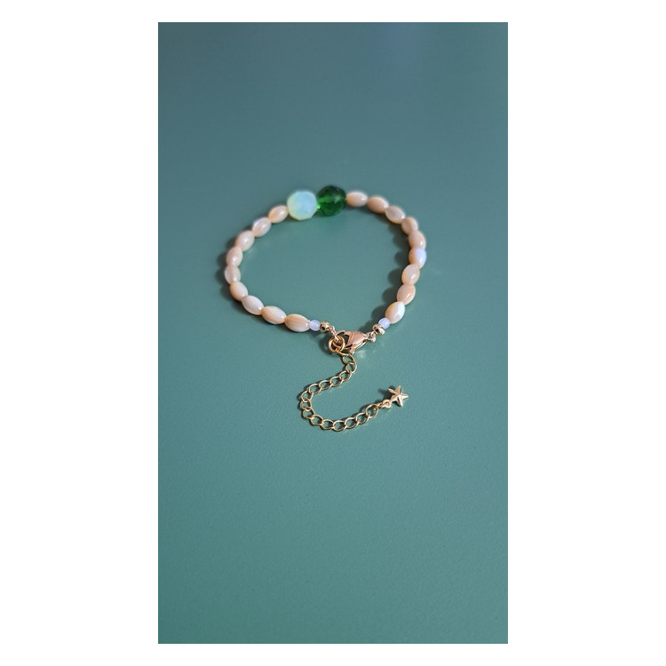 Bracelet Héloïse vert