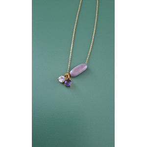 Collier Tessa lilas