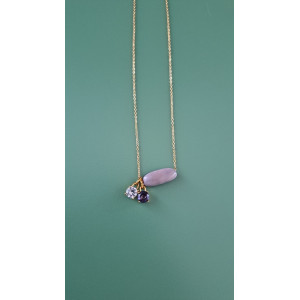 Collier Tessa lilas