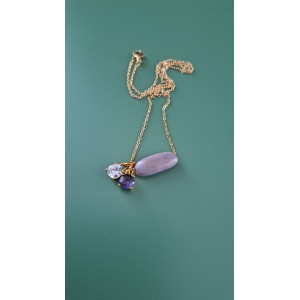 Collier Tessa lilas