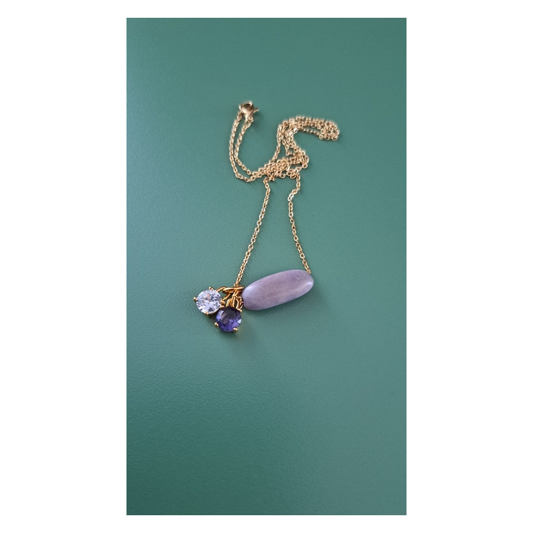 Collier Tessa lilas