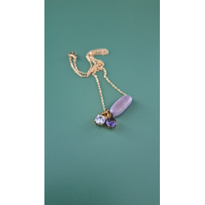 Collier Tessa lilas