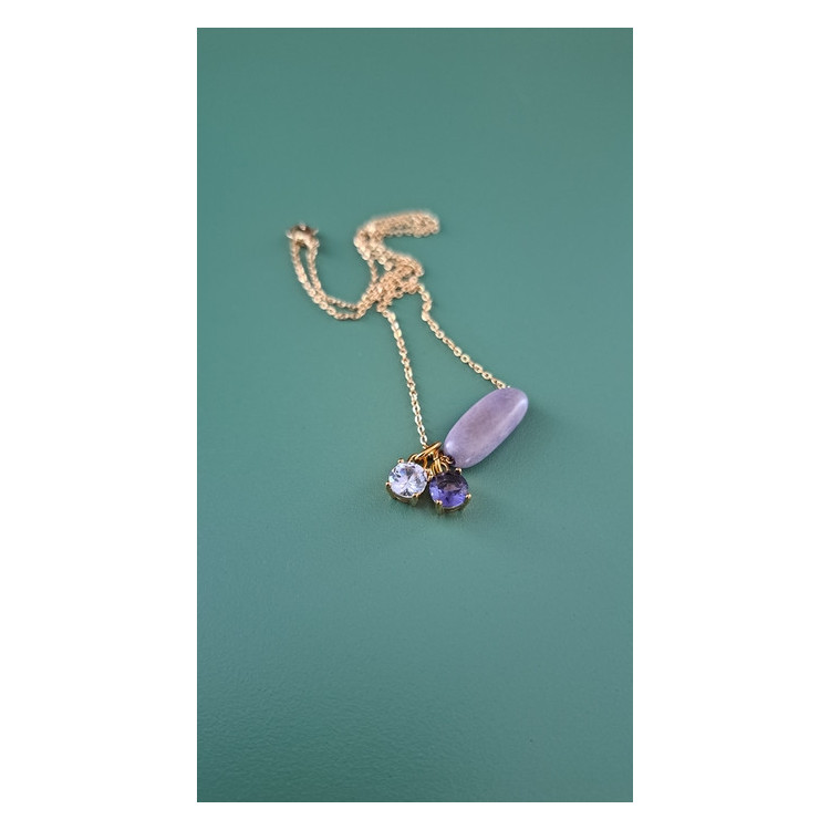 Collier Tessa lilas