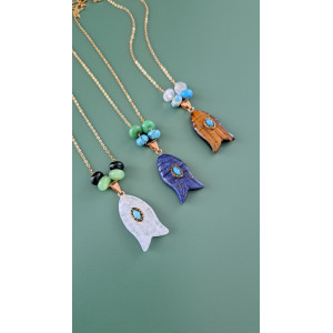Collier Egée lapis lazuli