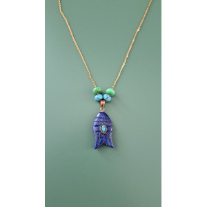 Collier Egée lapis lazuli