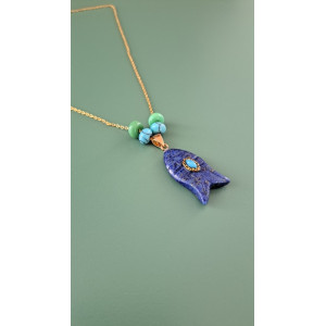 Collier Egée lapis lazuli