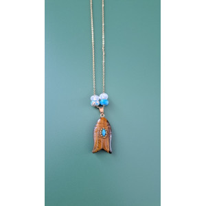 Collier Egée oeil de tigre