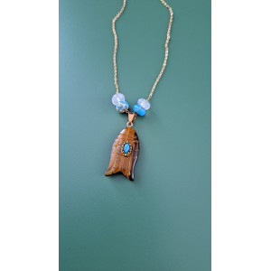 Collier Egée oeil de tigre