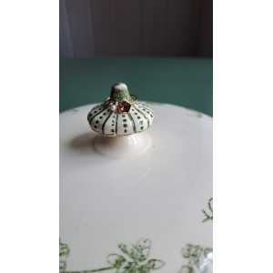 Bague fine Adelina rouge bordeaux